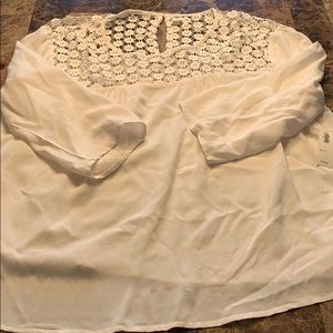 Old Navy White Long Sleeve Shirt *Still Has Tags*